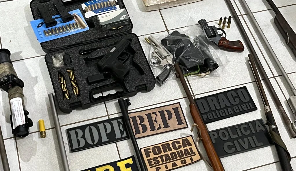 Armas apreendidas