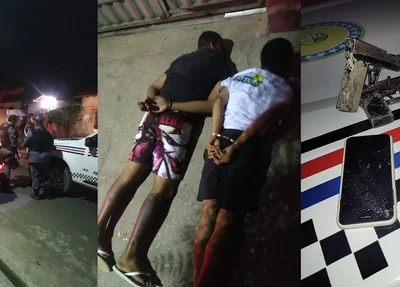 Assaltantes são presos após troca de tiros com a PM de Timon