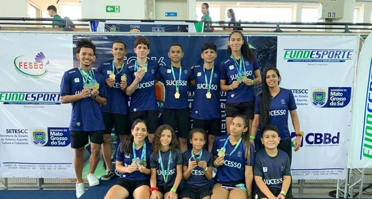 Atletas piauienses conquistam medalhas no Circuito Nacional de Badminton