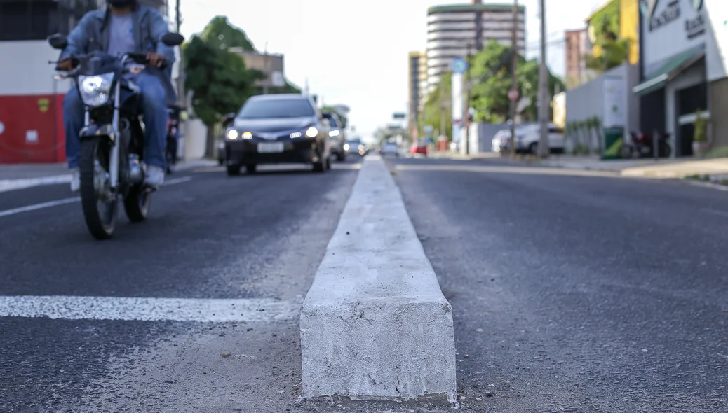 Canteiro é instalado na Avenida Homero
