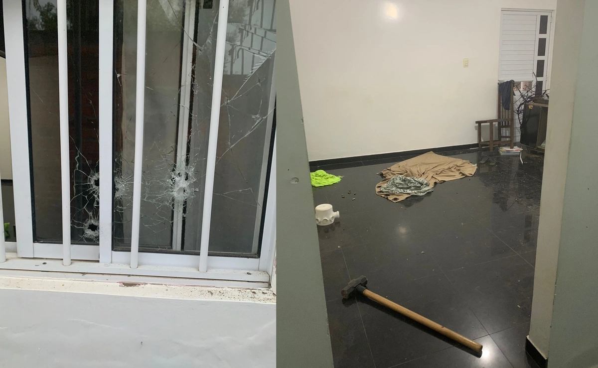 Casa no bairro Santa Rosa com sinais de arrombamento