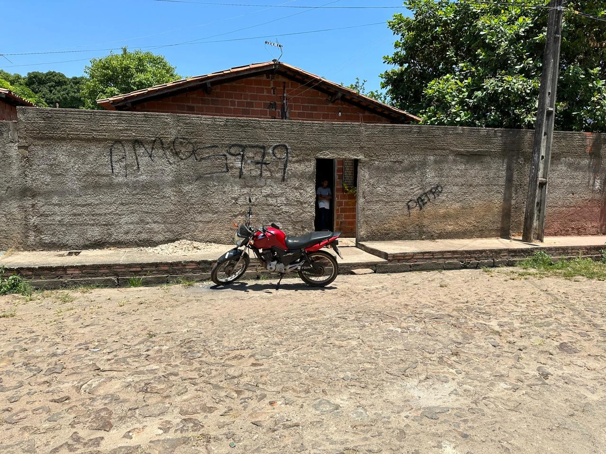 Casa onde o homem foi encontrado