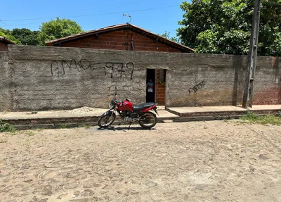 Casa onde o homem foi encontrado