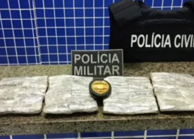 Cocaína, maconha e crack apreendidas com suspeito em Cocal