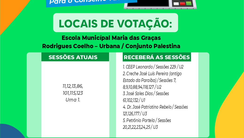 Confira as informações sobre a votação para o Conselho Tutelar em Esperantina