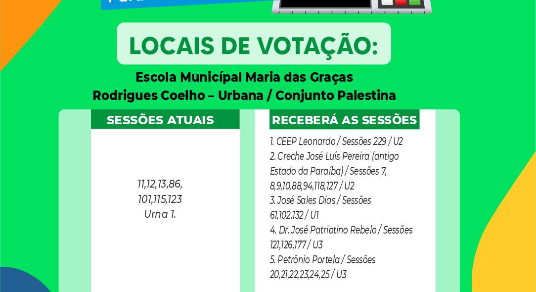Confira as informações sobre a votação para o Conselho Tutelar em Esperantina