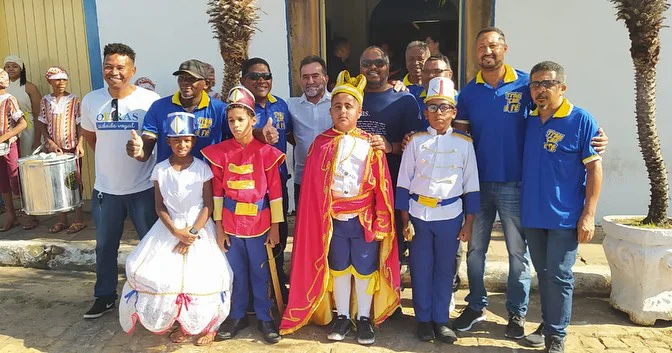 Crianças participando do evento