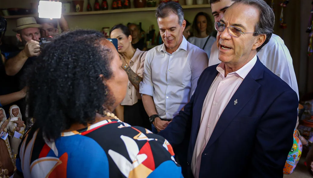 Décio Lima, presidente do Sebrae e Raimundinha