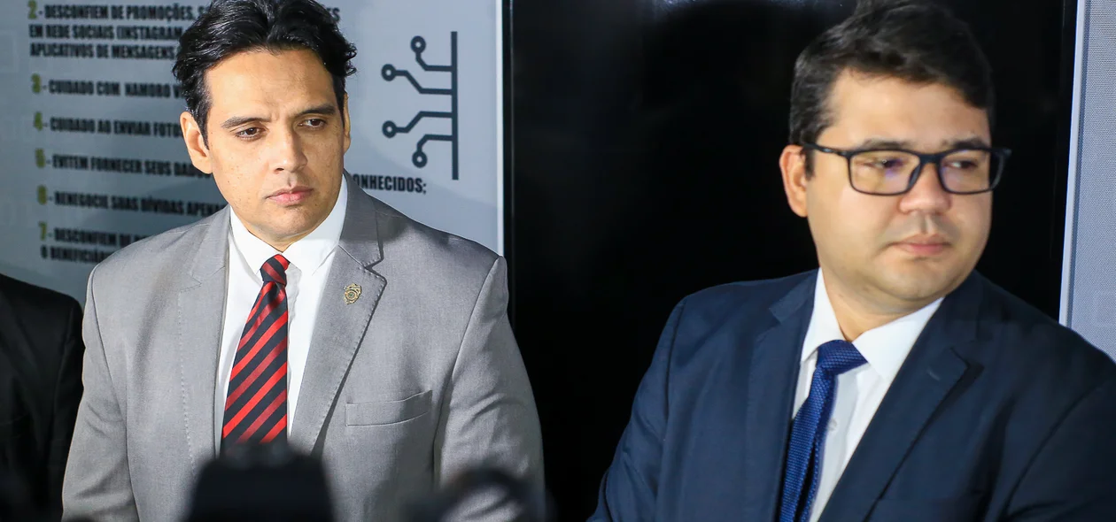 Delegado Humberto Mácola e Secretário Chico Lucas