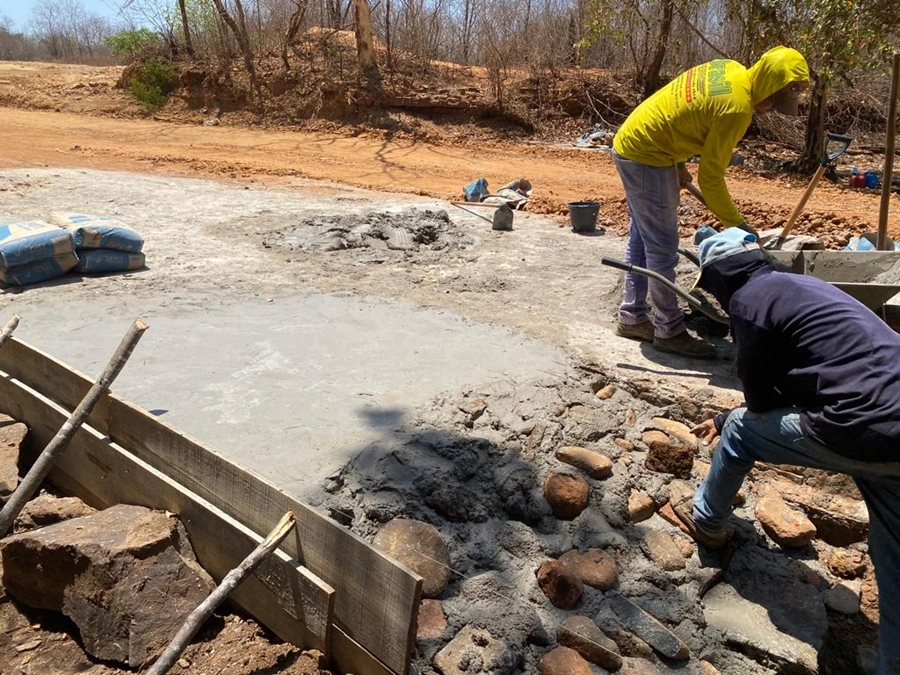Desenvolvimento das obras