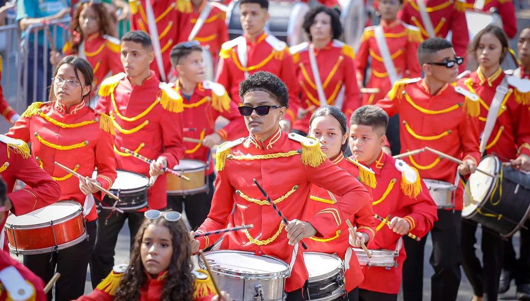 Desfile do 7 de Setembro ocorreu na Avenida Marechal Castelo Branco