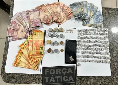 Drogas apreendidas durante ação policial em Timon