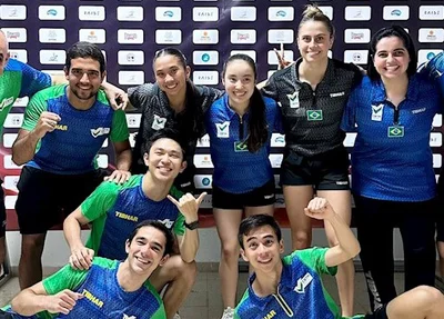 Equipe do Brasil de tênis de mesa se garante nas Olímpiadas 2024