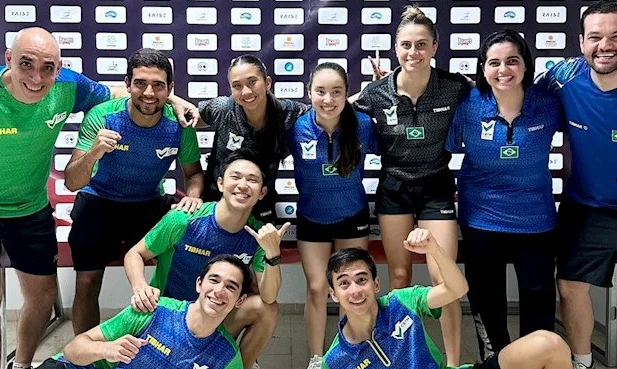Equipe do Brasil de tênis de mesa se garante nas Olímpiadas 2024