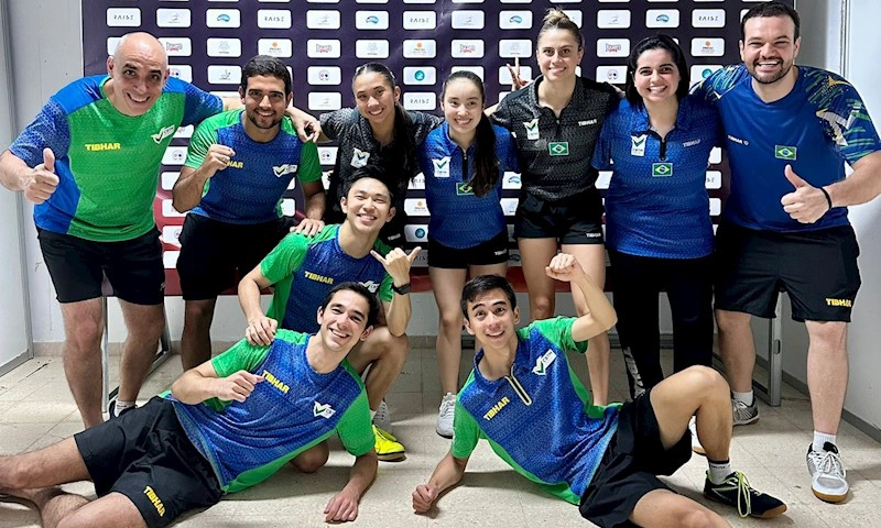 Equipe do Brasil de tênis de mesa se garante nas Olímpiadas 2024