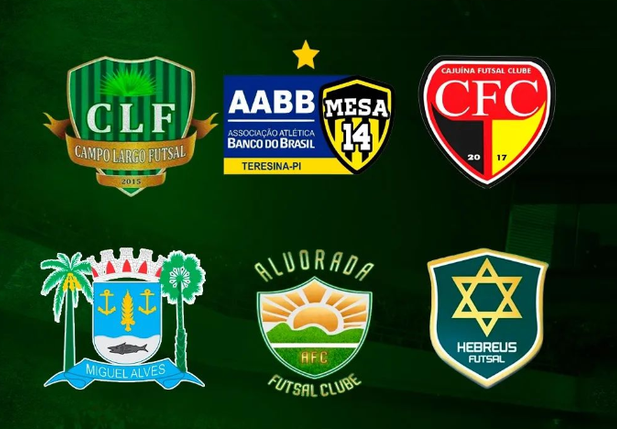 Equipes do Campeonato Piauiense de Futsal 2023
