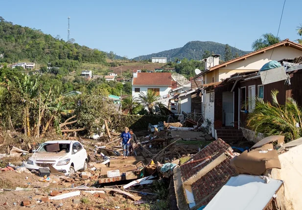 Estragos causados no Rio Grande do Sul
