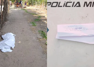 Faca utilizada para matar homem foi apreendida pela PM em Boa Hora