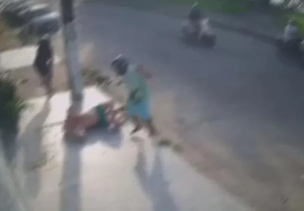 Flagrante do assassinato da execução de um sargento da PM de São Paulo