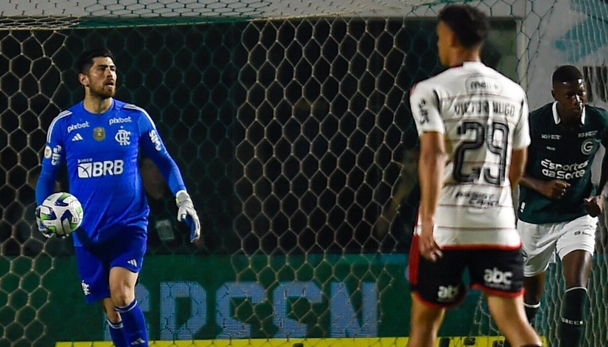 Flamengo e Goiás empataram em 0 a 0 no Brasileirão