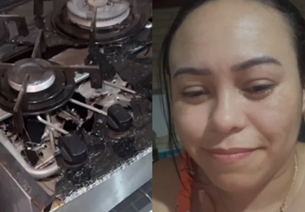 Fogão de primeira-dama de Teresina explode