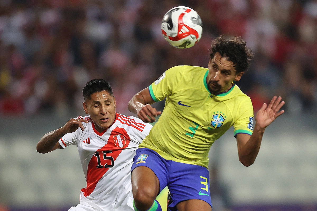 Golaço de Marquinhos aos 44 minutos