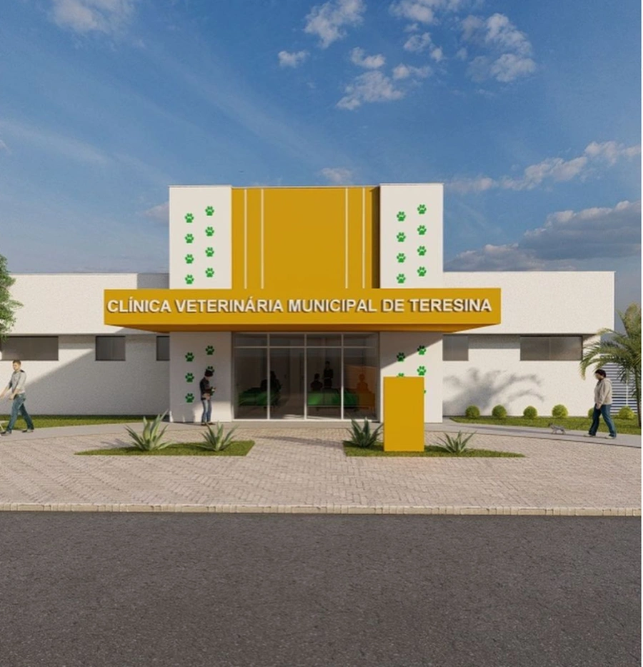Imagem do projeto do hospital divulgada pela vereadora Thanandra Sarapatinhas em 2021