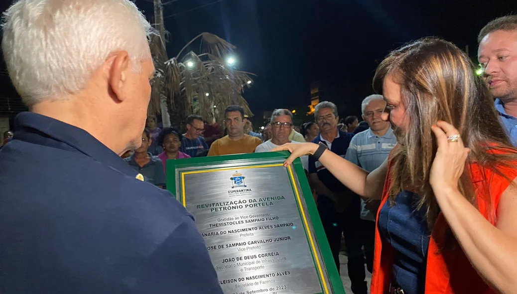 Inauguração da obra da Avenida Ministro Petrônio Portela