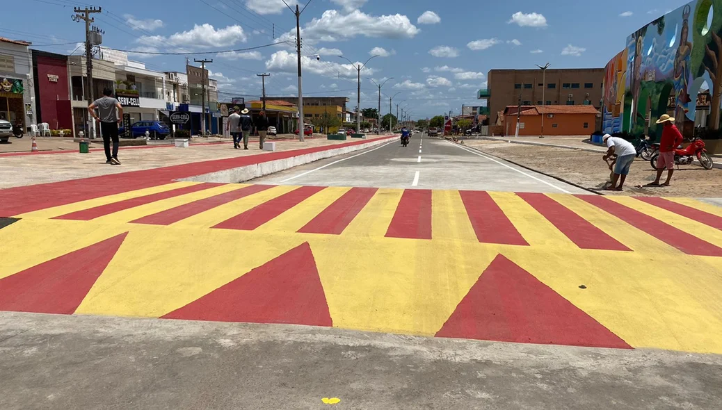 Inauguração da revitalização da Avenida Ministro Petrônio Portela