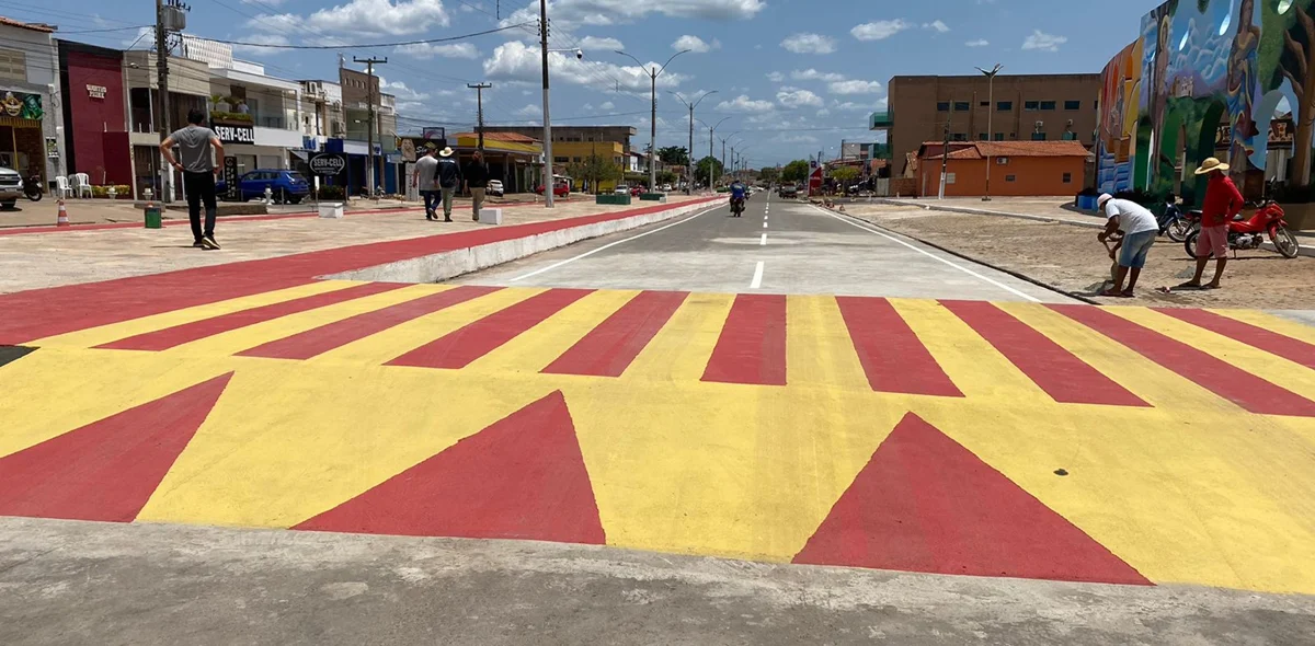 Inauguração da revitalização da Avenida Ministro Petrônio Portela