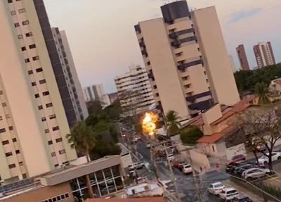 Início de explosão em rede elétrica perto do Vasto