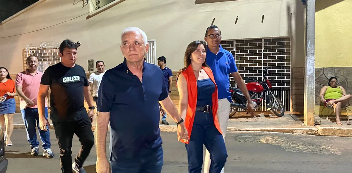 Ivanária Sampaio e vice-governador do estado do Piauí, Themístocles Filho
