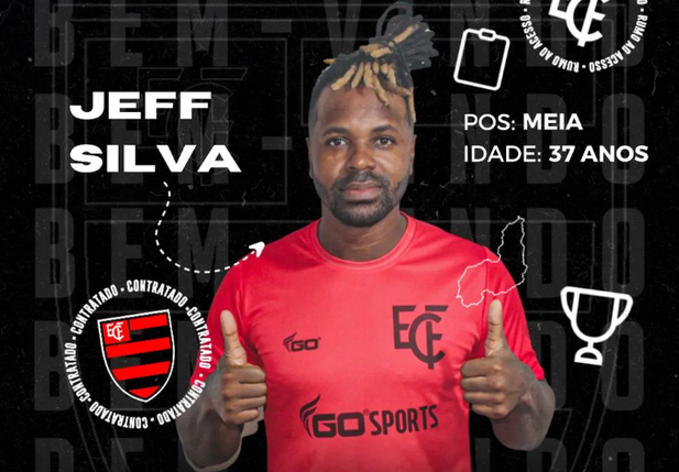 Jeff Silva, meio-campo do Flamengo-PI