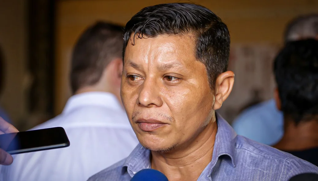 Jimmy Presley, presidente da Cooperativa de Artesãos do Poty Velho