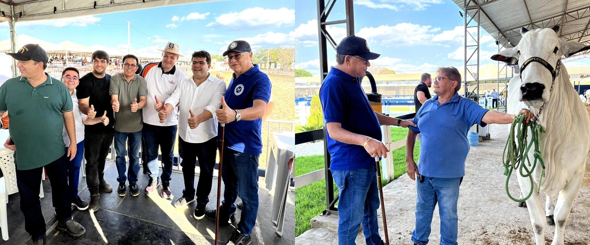 João Mádison visita obras e ExpoPiracuruca no feriado