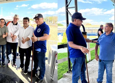 João Mádison visita obras e ExpoPiracuruca no feriado