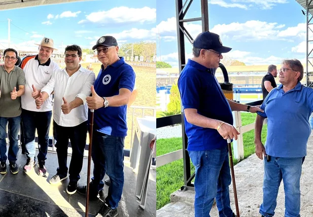 João Mádison visita obras e ExpoPiracuruca no feriado