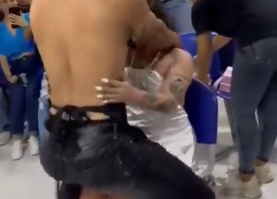 Juíza aparece em vídeo interagindo com go-go boy
