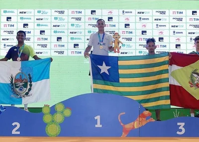 Klerton Zaidan, atleta de badminton, conquista ouro no Jogos da Juventude