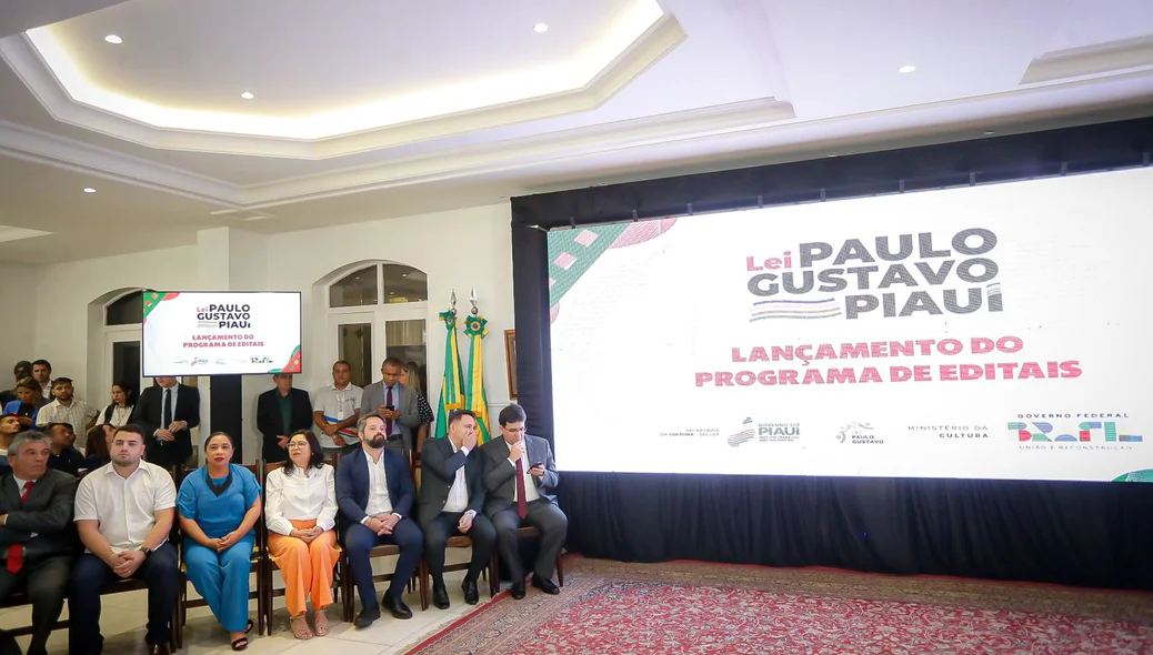 Lançamento dos editais da Lei Paulo Gustavo no Piauí