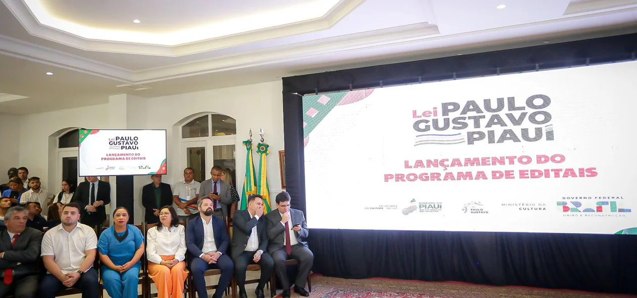 Lançamento dos editais da Lei Paulo Gustavo no Piauí
