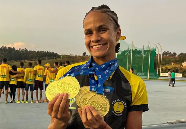 Letícia Lima conquista 5 medalhas de ouro em Campeonato Brasileiro Sub-23 de Atletismo