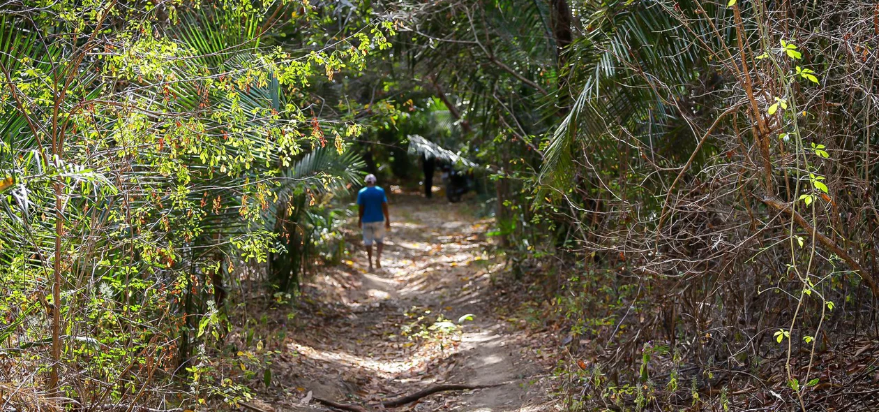 Local de acesso às margens do Rio Parnaíba em Timon