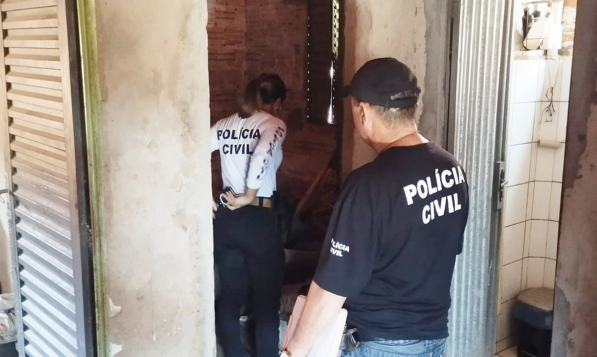 Local onde o casal acusado de estuprar uma menina de 12 anos foi preso pela DPCA