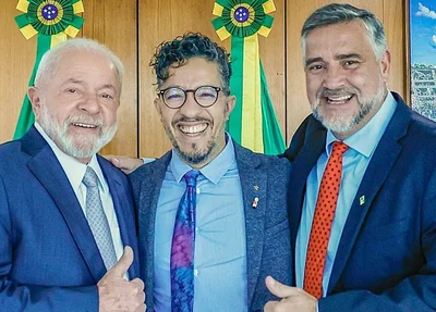 Lula, Jean Wyllys e Paulo Pimenta