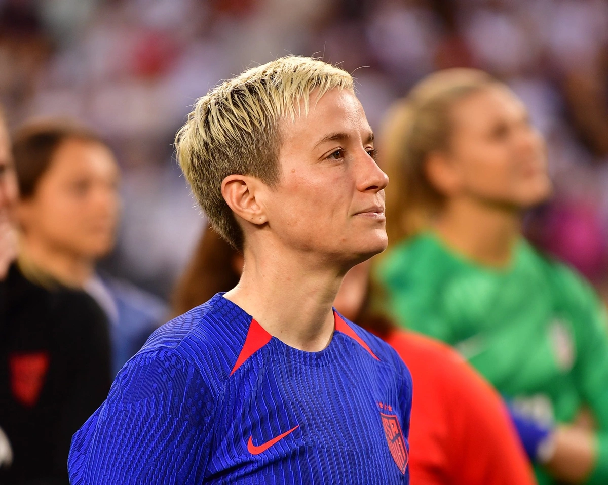 Megan Rapinoe em último jogo pela seleção dos Estados Unidos