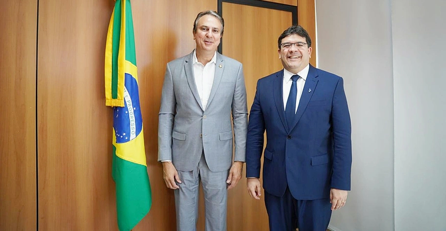 Ministro Camilo Santa e governador Rafael Fonteles