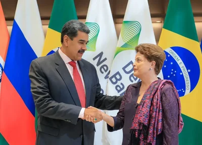 Nicolás Maduro e Dilma Rousseff