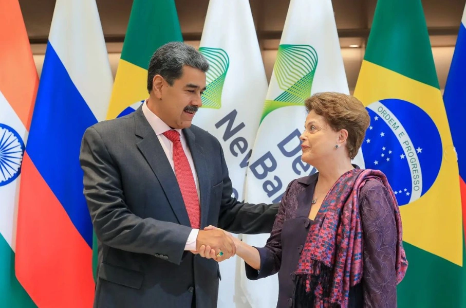 Nicolás Maduro e Dilma Rousseff
