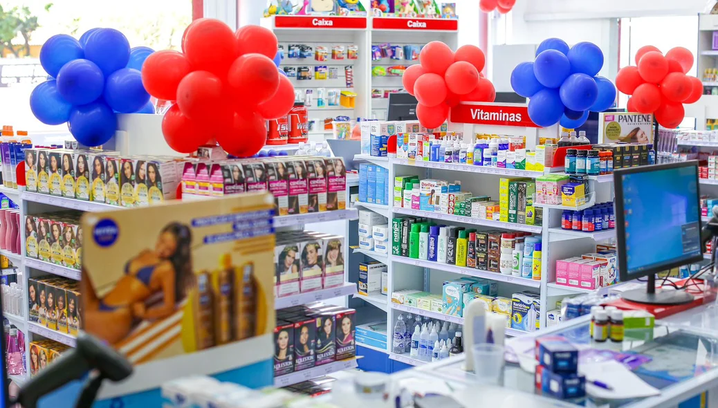 Nova loja da Hiperfarmax pronta, esperando por volcê